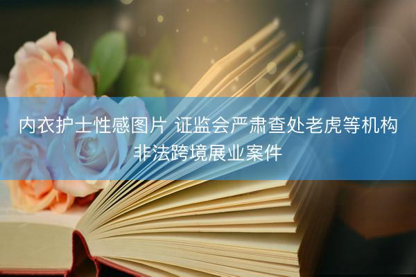 内衣护士性感图片 证监会严肃查处老虎等机构非法跨境展业案件
